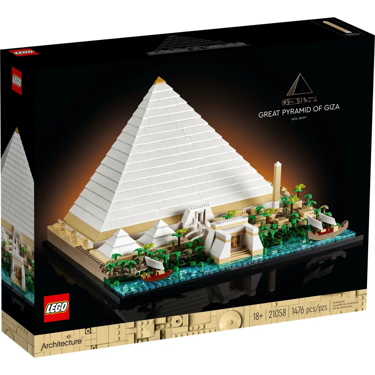 爆買】LEGO 21058 Great Pyramid of Giza 吉薩大金字塔