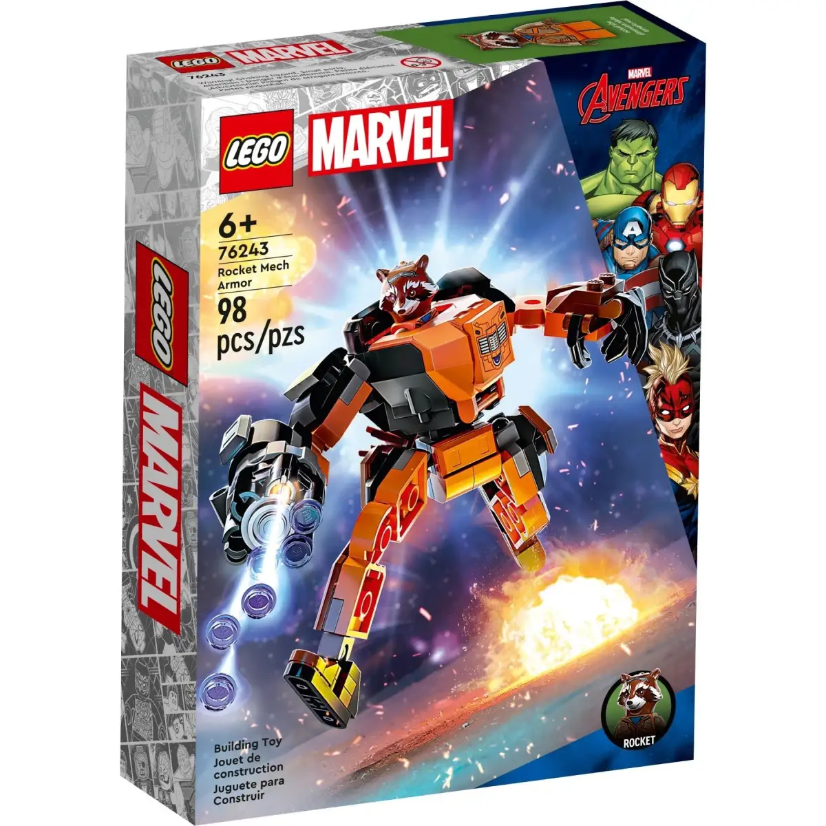 Buy LEGO 76243 Rocket Mech Armor (Marvel) BOMBUYMAN
