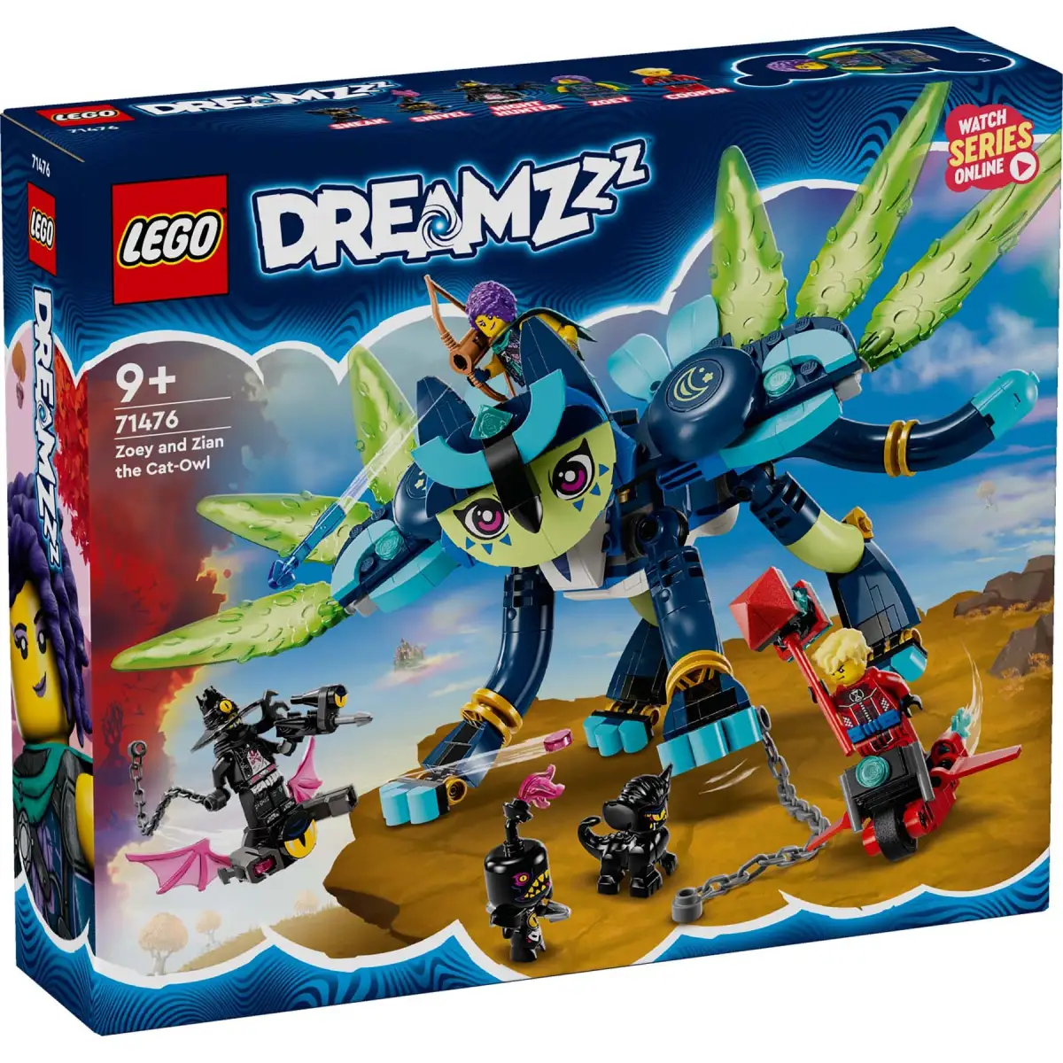 リオ☆出品 爆買】LEGO 71476 Zoey and Zian the Cat-Owl 佐伊和貓咪貓頭鷹
