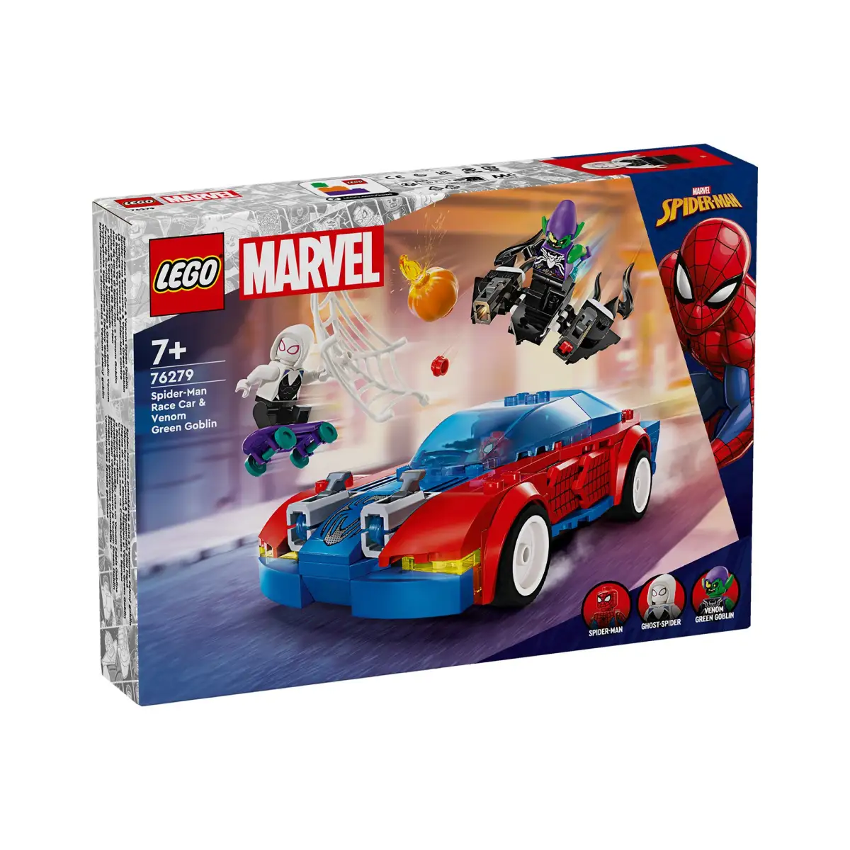 爆買】LEGO 76279 Spider-Man Race Car & Venom Green Goblin (Marvel