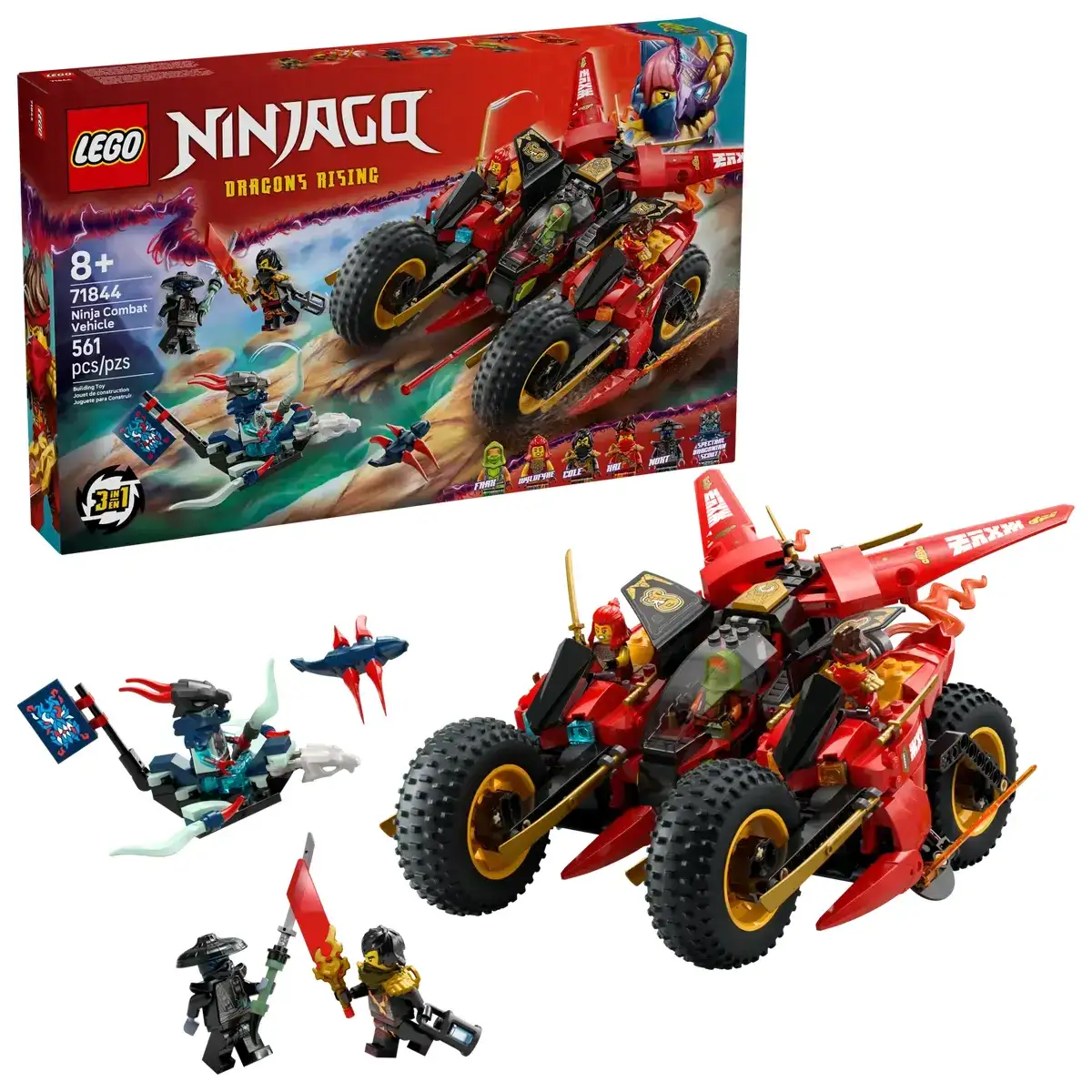 爆買】LEGO 71844 Ninja Combat Vehicle 忍者戰鬥車(Ninjago