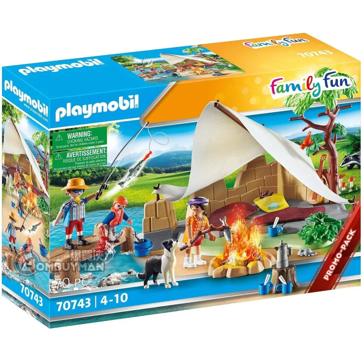 Buy Playmobil 70743 Family Camping Trip (Family Fun) BOMBUYMAN