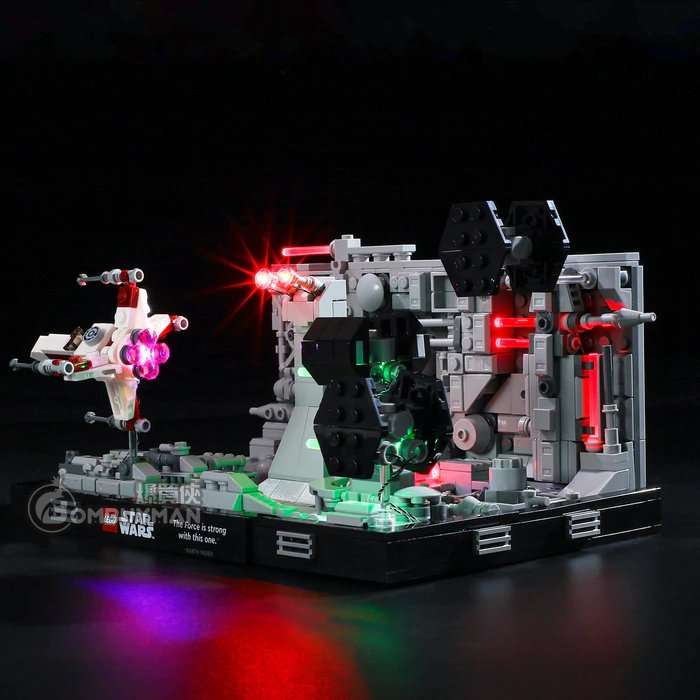Buy Lightailing LEGO 75329 Death Starâ¢ Trench Run Diorama (Star Warsâ¢) Light Set - BOMBUYMAN