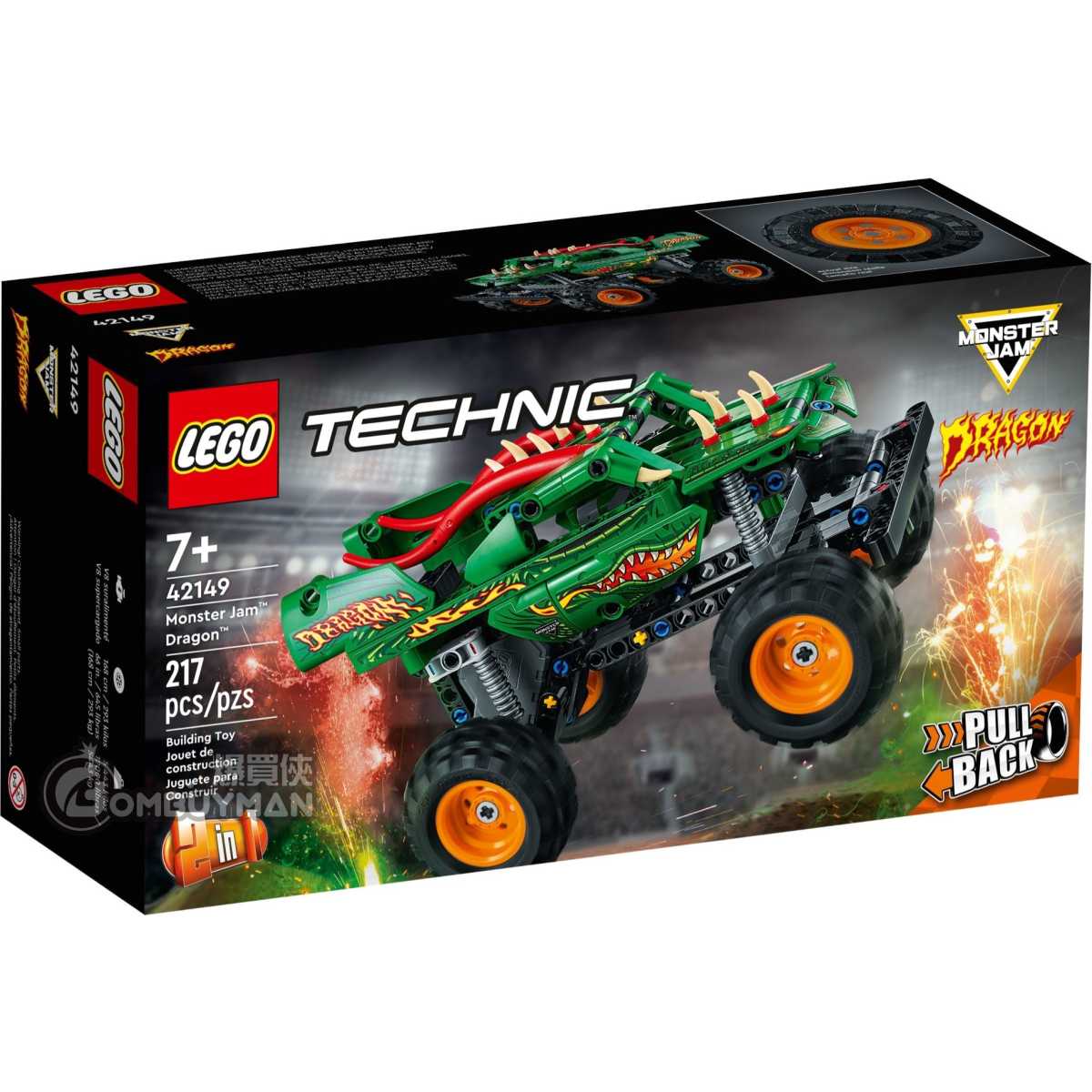 Buy LEGO 42149 Monster Jam Dragon Technic BOMBUYMAN