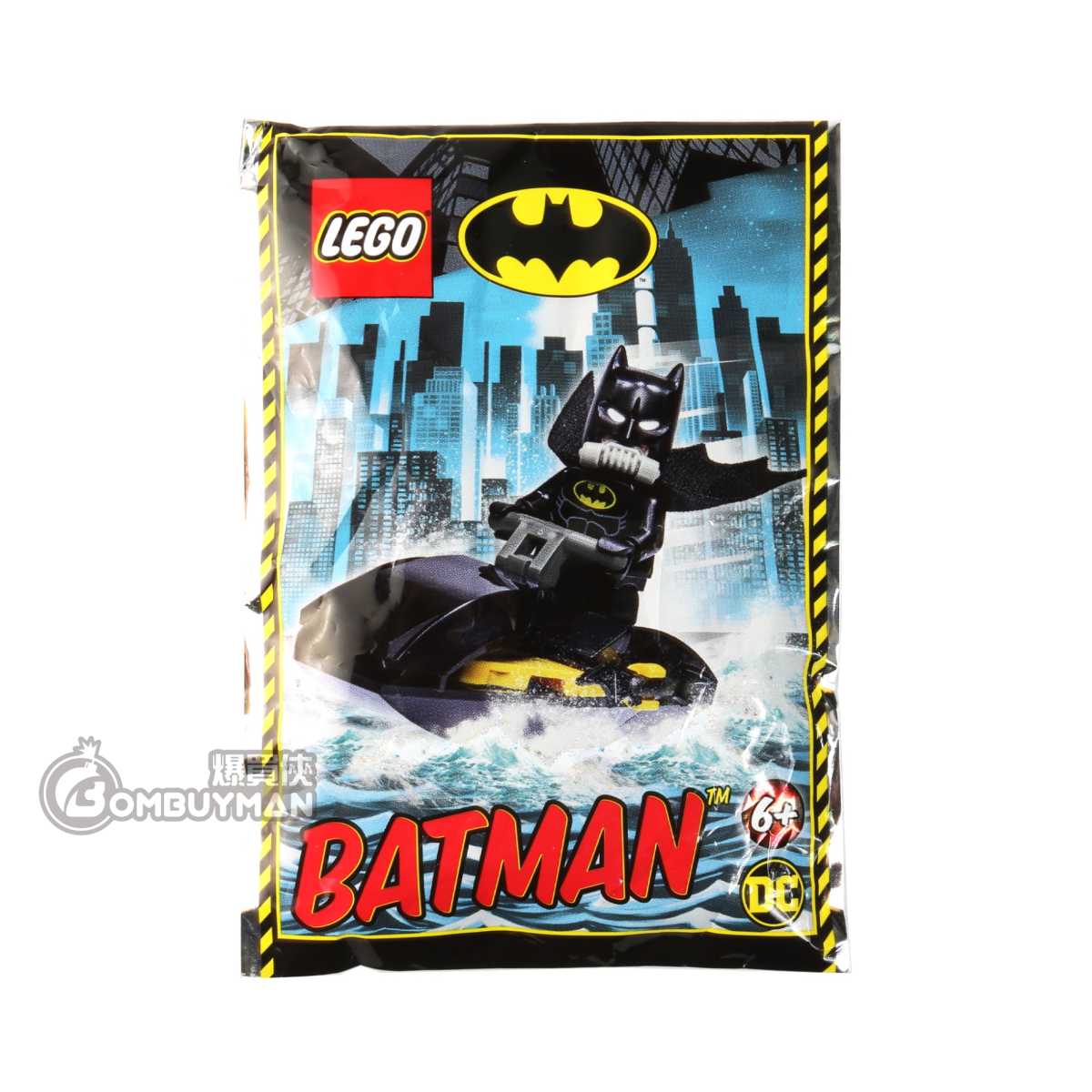 LEGO DC Superheroes: Batman Minifigure with Jet Ski and Bat-a-Rang 