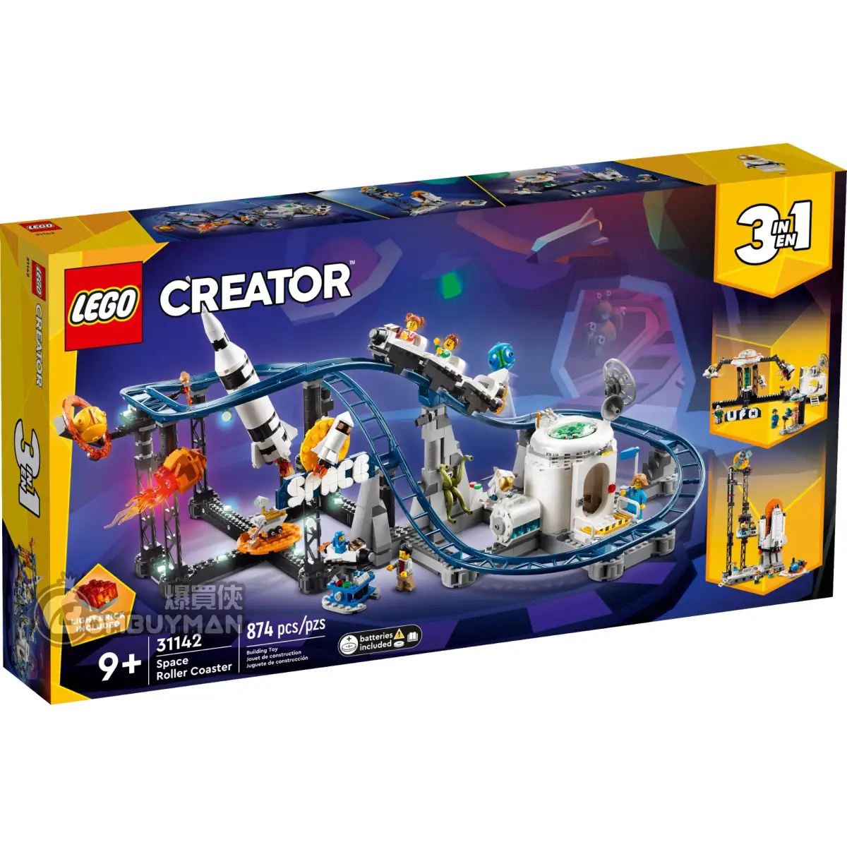 Buy LEGO 31142 Space Roller Coaster (Creator 3in1) BOMBUYMAN