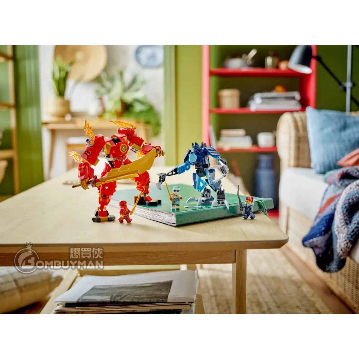 爆買】LEGO 71808 Kai's Elemental Fire Mech 赤地的火元素機械