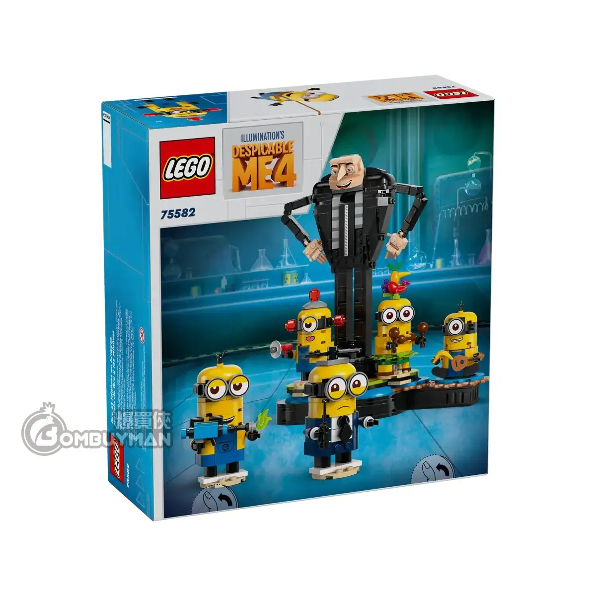爆買】LEGO 75582 Brick-Built Gru and Minions 格魯和小小兵