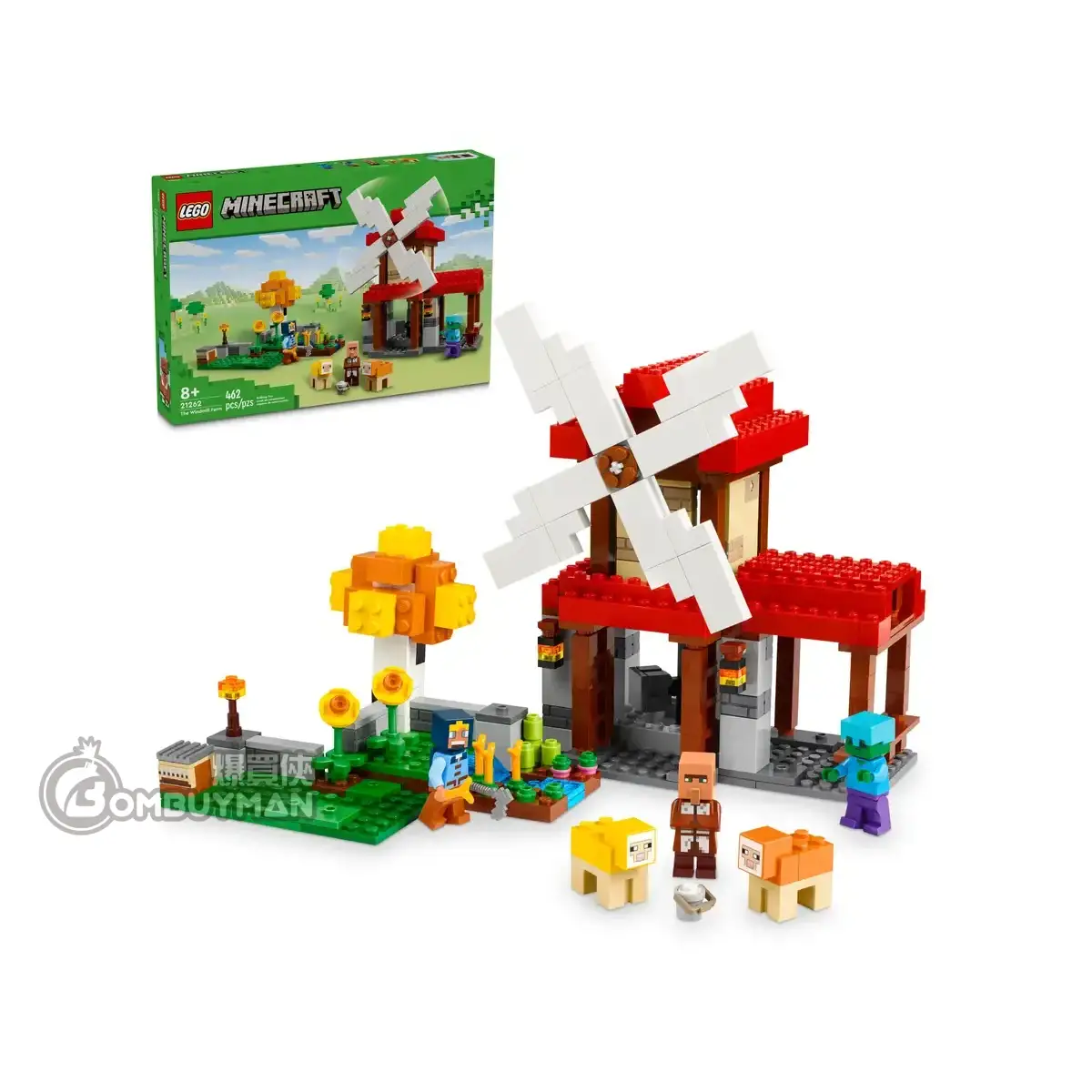爆買】LEGO 21262 The Windmill Farm 風車農場(Minecraft™) - 爆買俠