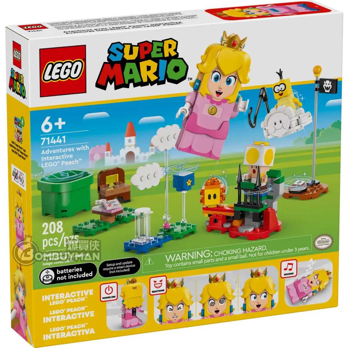 Buy LEGO 71441 Adventures with Interactive LEGO Peach Super Mario BOMBUYMAN