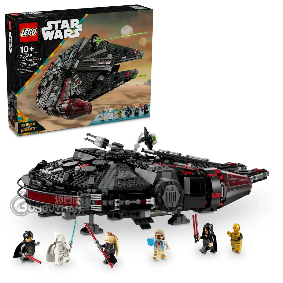 爆買】LEGO 75389 The Dark Falcon 黑暗千年鷹號(Star Wars™星球大戰