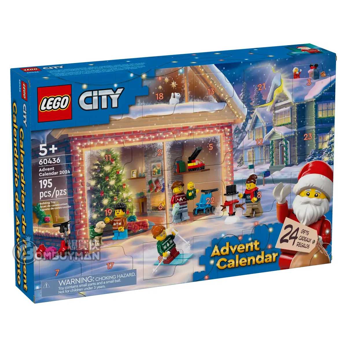 Buy LEGO 60436 City Advent Calendar 2024 City BOMBUYMAN