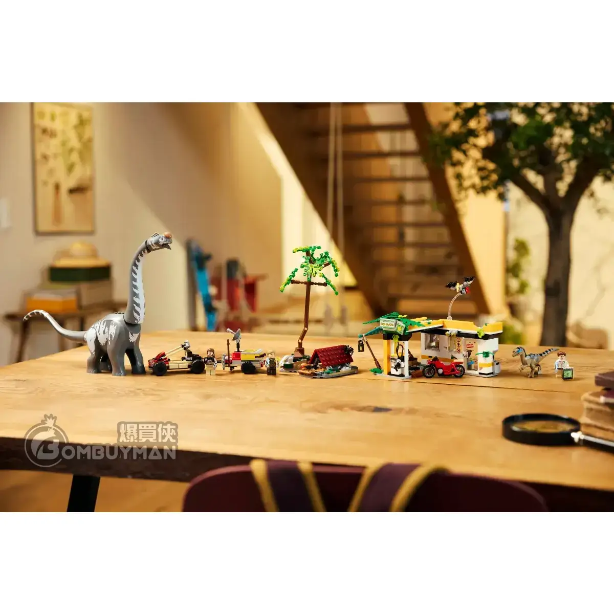爆買】LEGO 76973 Raptor & Titanosaurus Tracking Mission 迅猛龍和