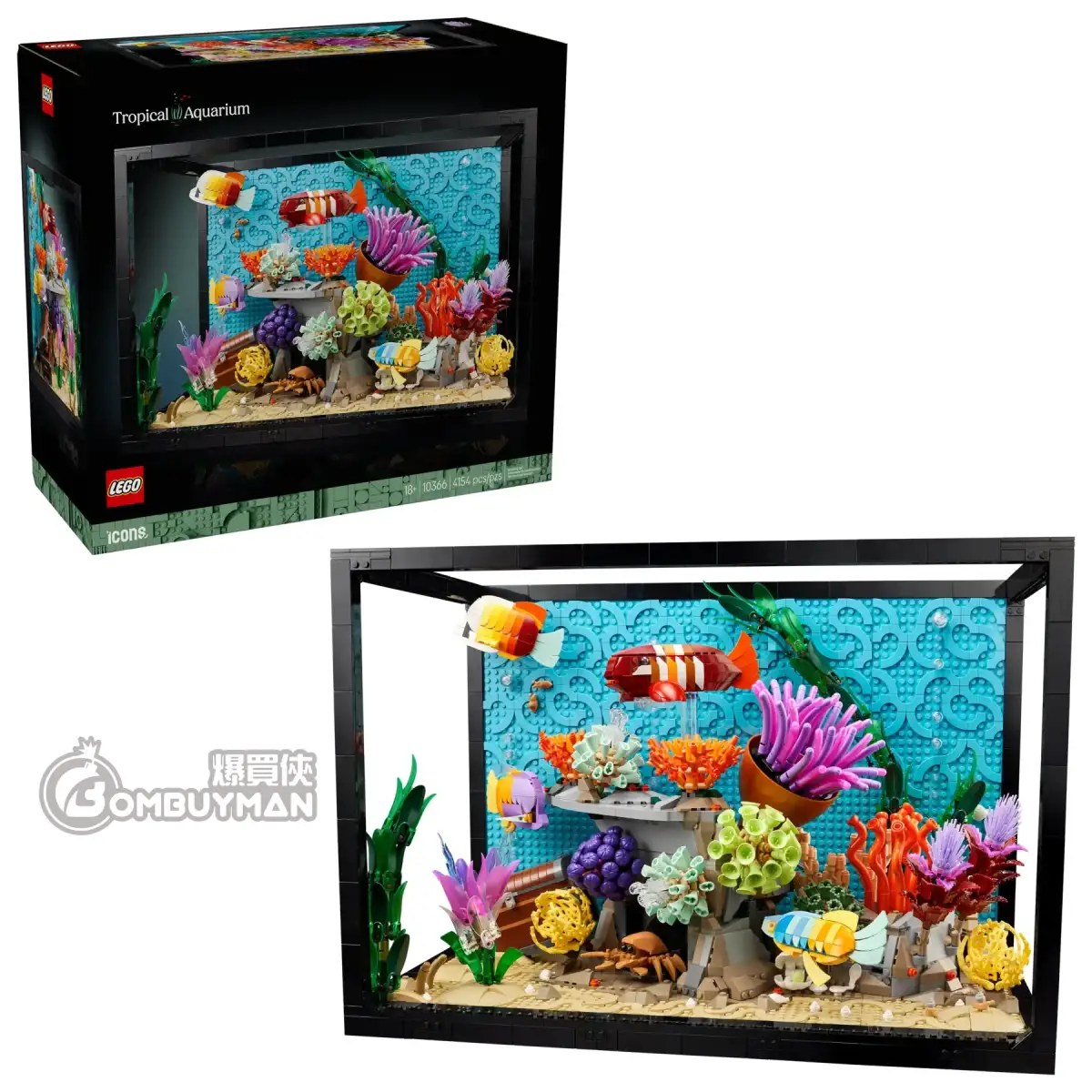 Buy LEGO 10366 Tropical Aquarium (Icons) - BOMBUYMAN