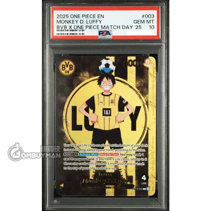 Preorder ONE PIECE [PSA 10] BVB x ONE PIECE Matchday 2025 Monkey.D