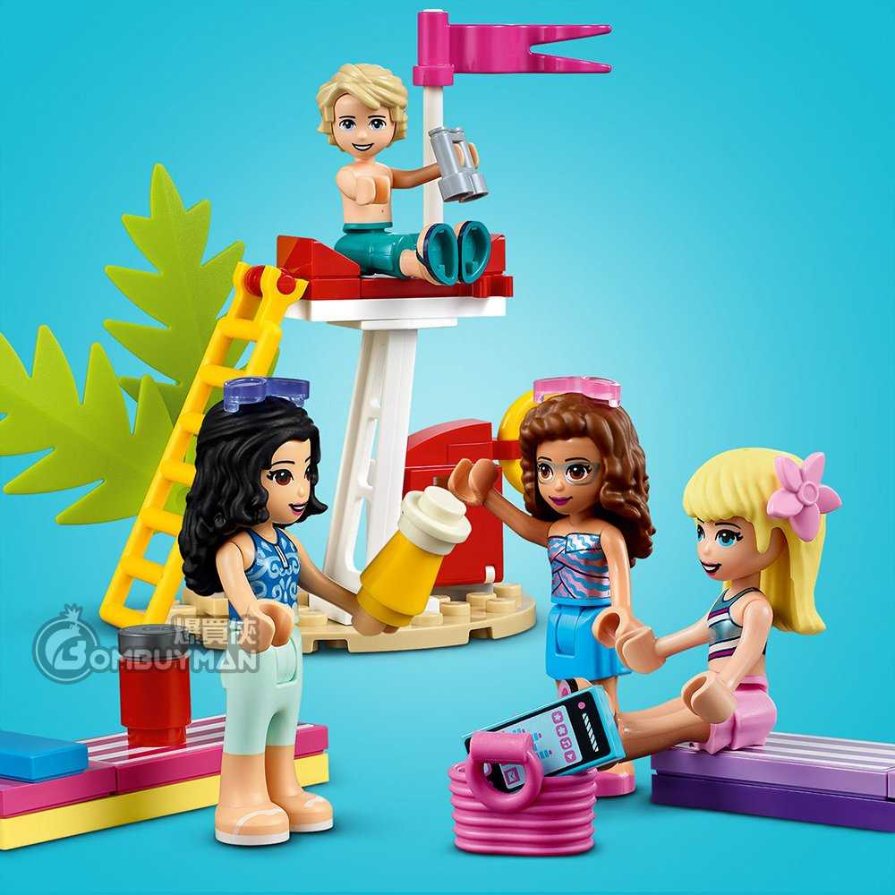 lego friends water slide