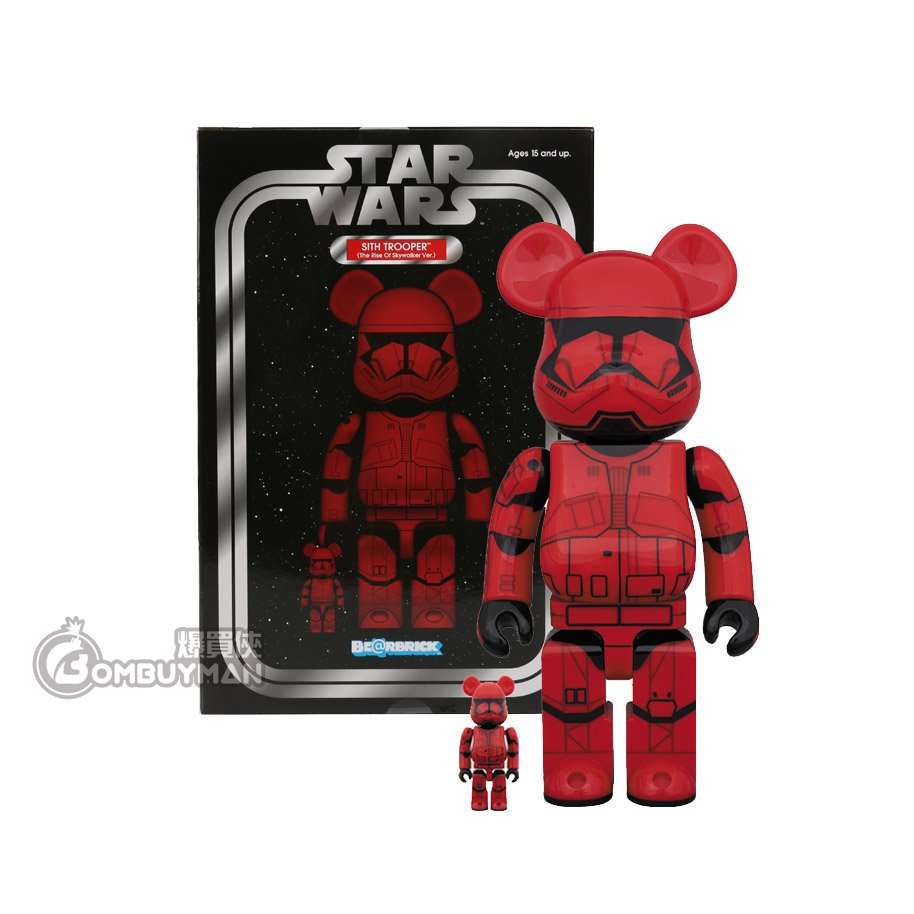 BE@RBRICK SITH TROOPER 100％ & 400％