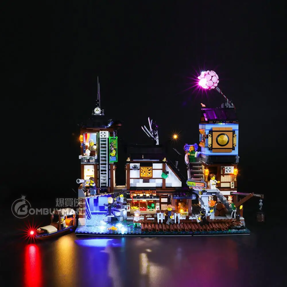 Buy BriksMax LEGO 70657 Ninjago City Docks Light Kit (LEGO not