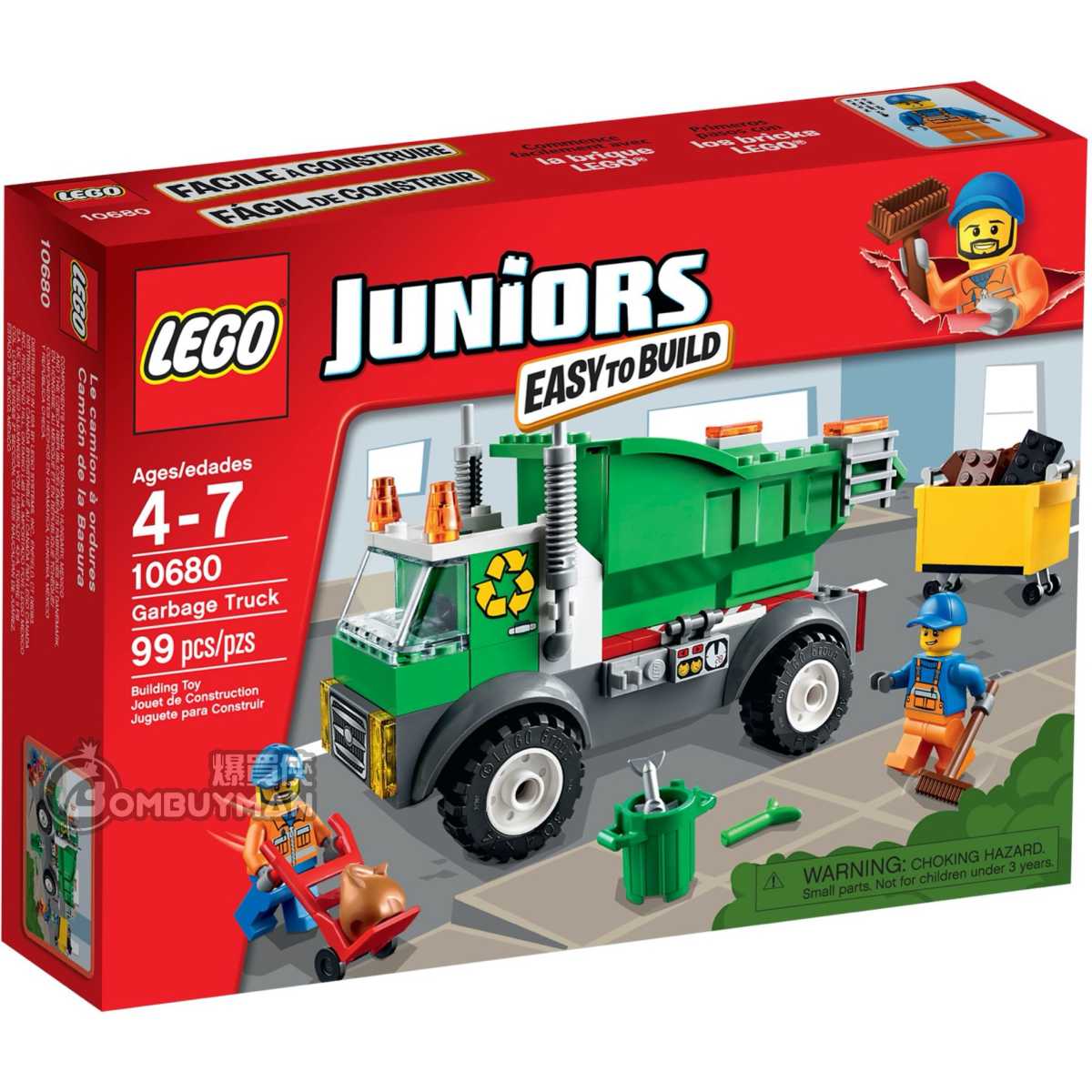 Buy LEGO 10680 Garbage Truck Juniors BOMBUYMAN