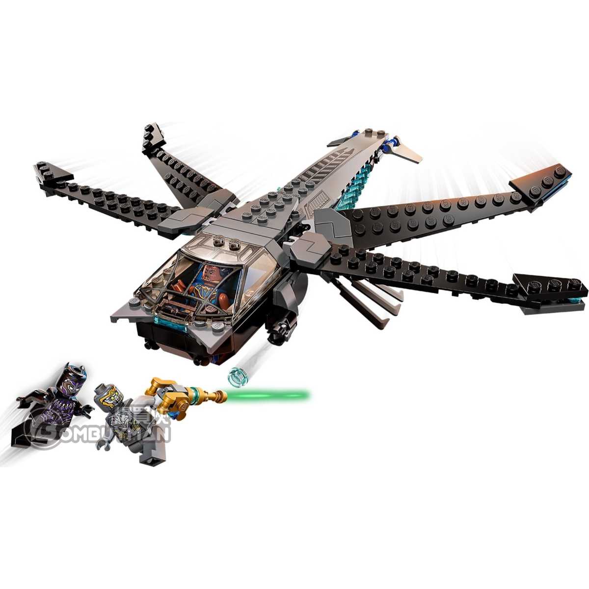 black panther lego jet
