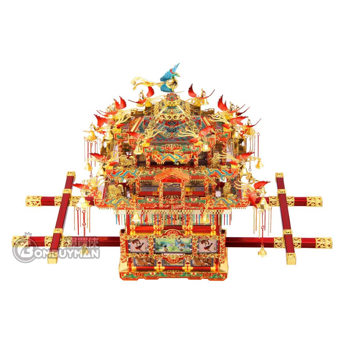 Preorder PIECECOOL Chinese Culture BRIDAL SEDAN CHAIR BOMBUYMAN preorder-piececool-chinese-culture-bridal-sedan-chair-bombuyman