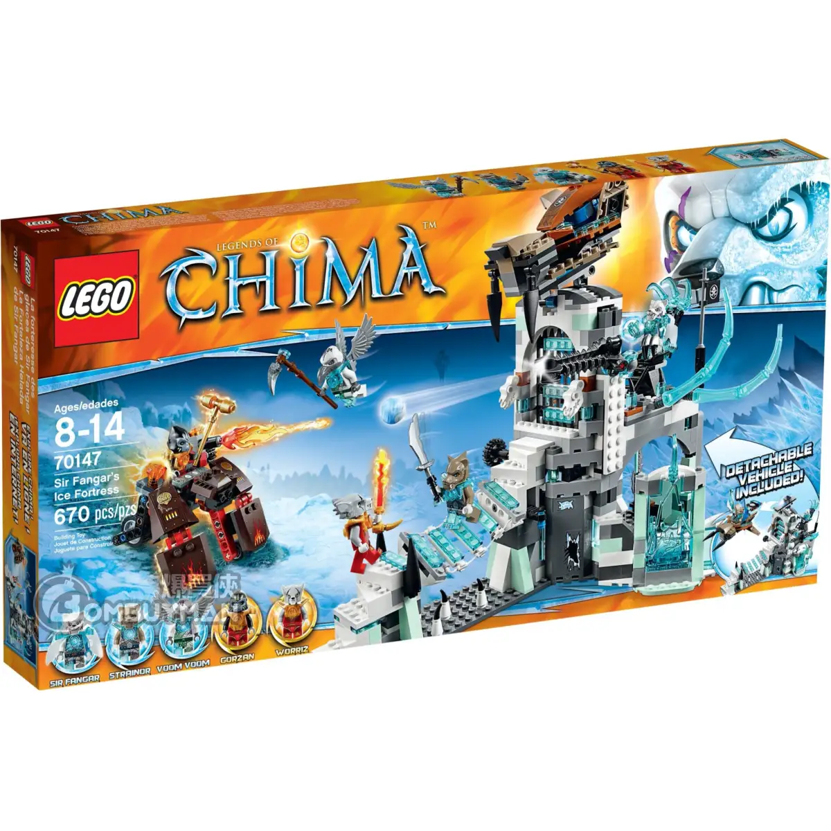 爆買】LEGO 70147 Sir Fangar's Ice Fortress (Legends of Chima™ 神獸