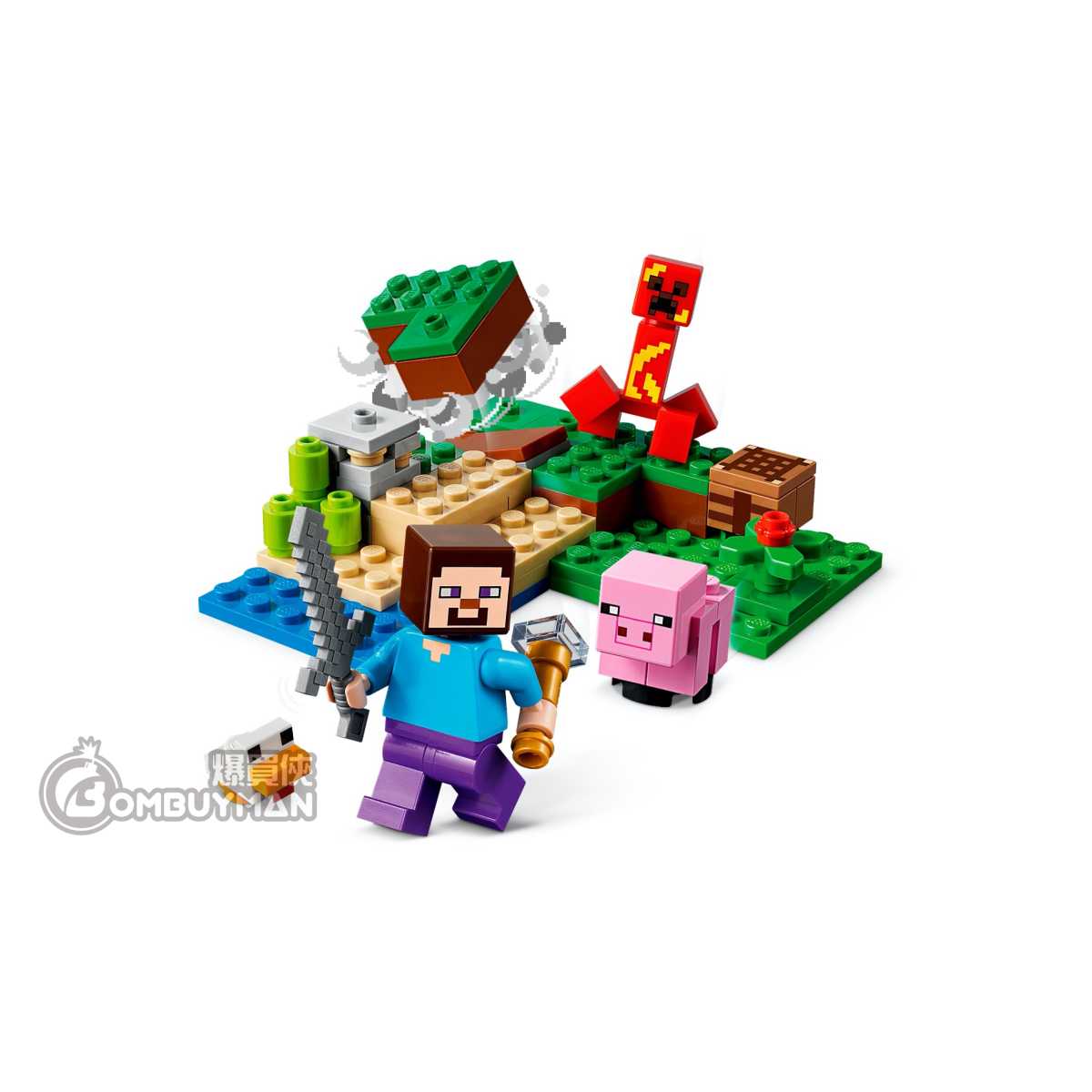 【爆買】LEGO 21177 The Creeper™ Ambush 爬行者™ 伏擊 (Minecraft™) - 爆買俠 BOMBUYMAN