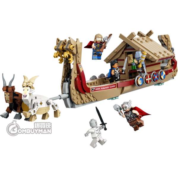 Buy LEGO 76208 The Goat Boat (Thor: Love and Thunder, Marvel