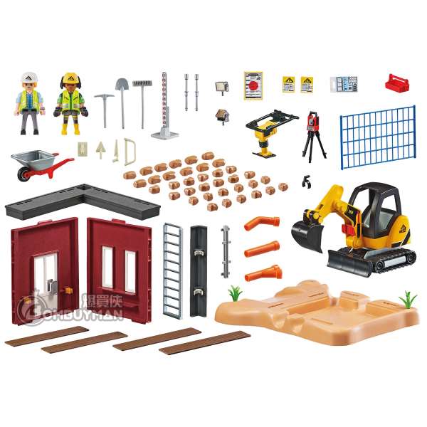 【プレイモービル】playmobil 6144 スーパーセット建築現場・建設現場 プレイモービル】playmobil 6144 スーパーセット建築現場・建設