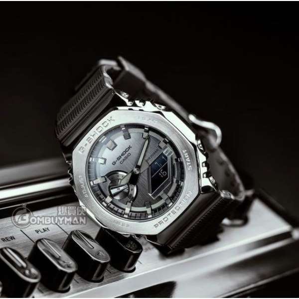 新品未使用　CASIO G-SHOCK GM-2100-1AJF 腕時計(アナログ) 時計 メンズ 安い店