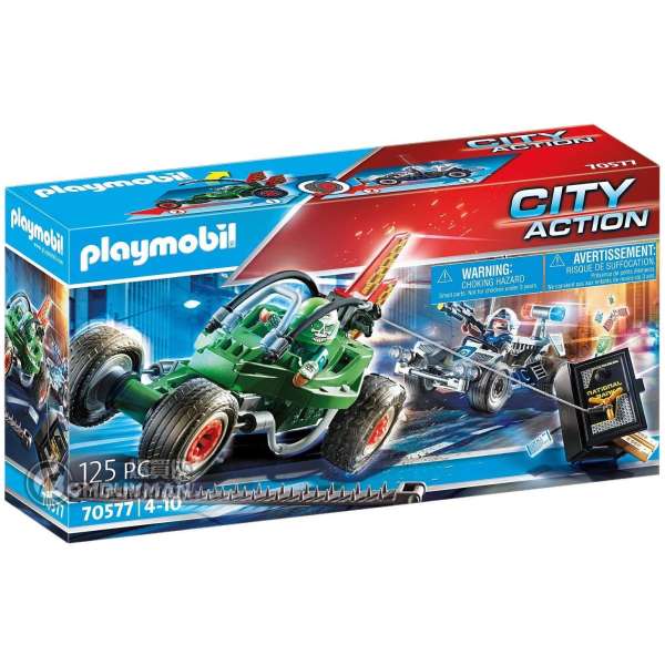 Playmobil Police Go-Kart Escape