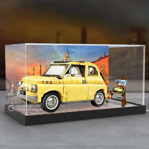 Preorder Light Your Bricks LEGO 10271 Fiat 500 (Creator Expert) Acrylic  Display Box (LEGO not included) - BOMBUYMAN