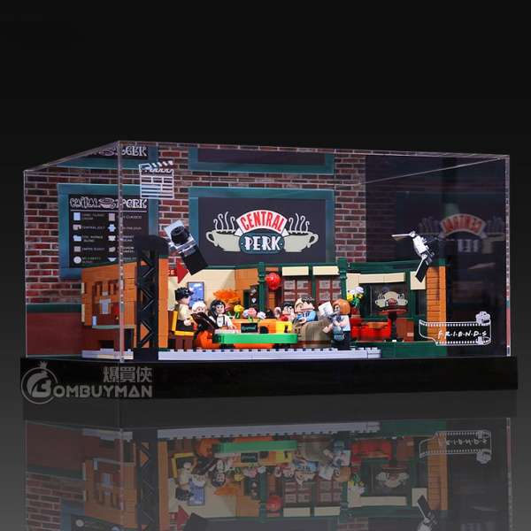 Boîte de présentation en acrylique pour Lego Central Perk Friends