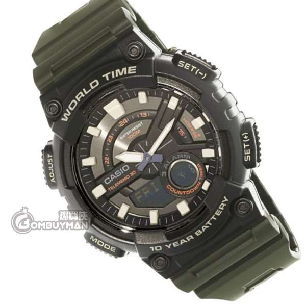 爆買】CASIO General #AEQ-110W-3A - 爆買俠BOMBUYMAN