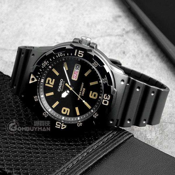 Montre CASIO Analogique MRW-200H-1B2VEG Unisexe - Cadran Noir - Bracelet Résistant - Calendrier Jour - Fermeture Pliable