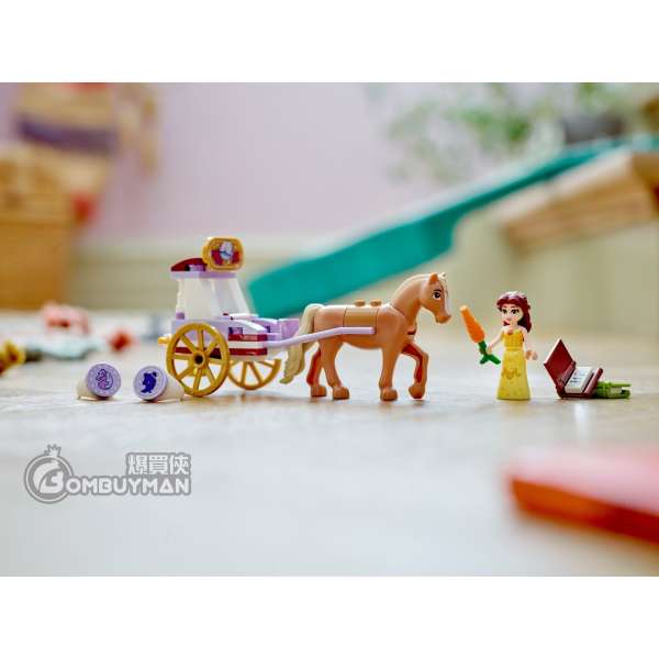 爆買】LEGO 43233 Belle's Storytime Horse Carriage (Disney