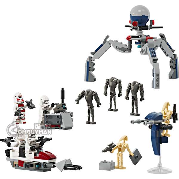 LEGO Clone Trooper & Battle Droid Battle Pack Set 75372 Instructions