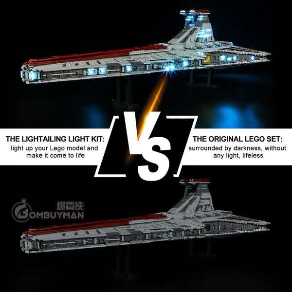 爆買】Lightailing LEGO 75367 Venator-Class Republic Attack Cruiser