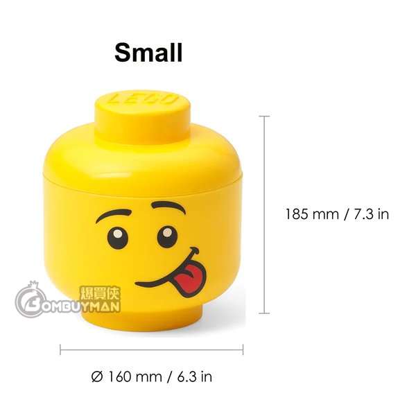 Buy LEGO STORAGE HEAD Small Silly BOMBUYMAN