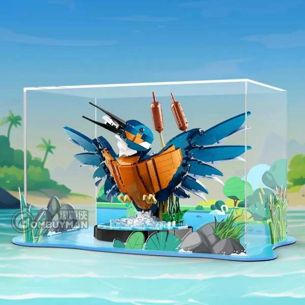預購】Light Your Bricks LEGO 10331 Kingfisher Bird 翠鳥專用展示盒