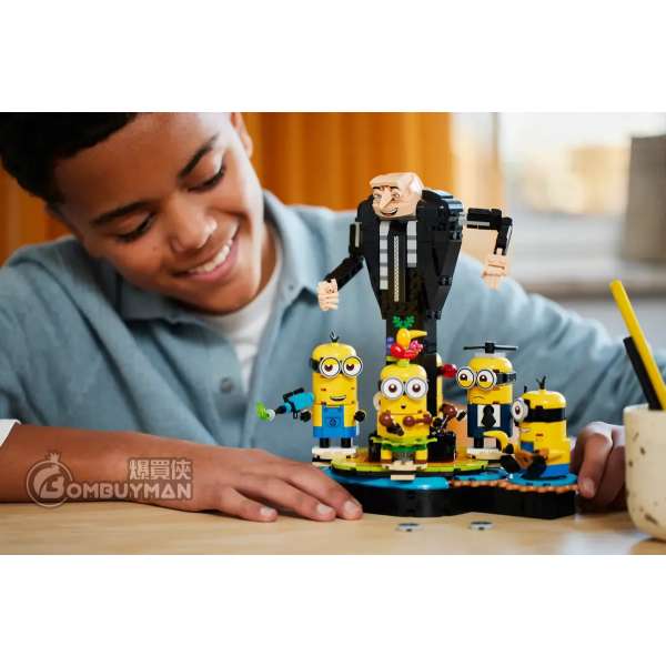 爆買】LEGO 75582 Brick-Built Gru and Minions 格魯和小小兵