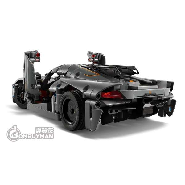 【爆買】LEGO 42173 Koenigsegg Jesko Absolut Grey Hypercar 灰色極致超跑 (Technic) - 爆買俠 BOMBUYMAN
