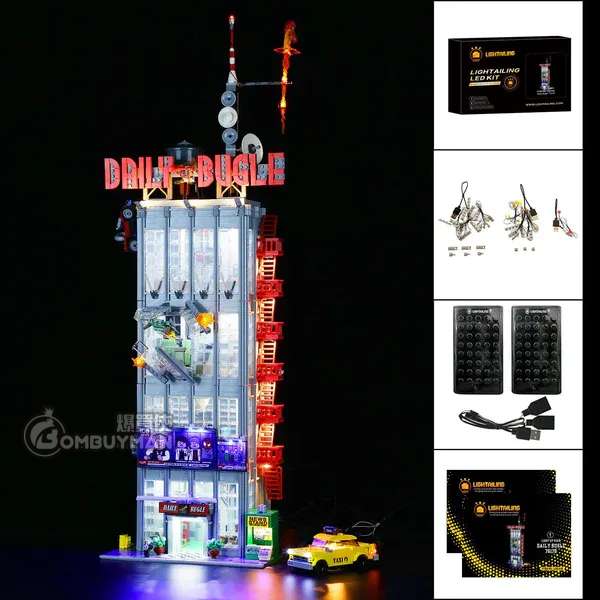爆買】Lightailing LEGO 76178 Daily Bugle 號角日報大樓專用