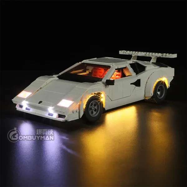Lightailing LEGO 10337 Lamborghini Countach 5000 Quattrovalvole 藍寶堅尼 專用燈光組件 (不包含LEGO)