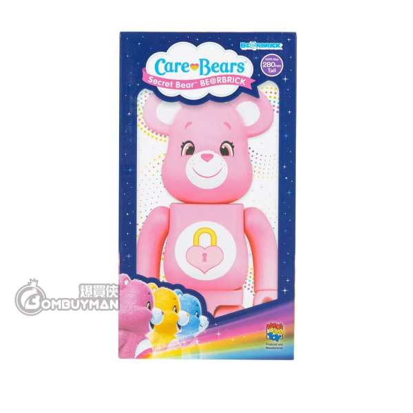 Buy BE@RBRICK Care Bears Secret Bear 1000％ - BOMBUYMAN