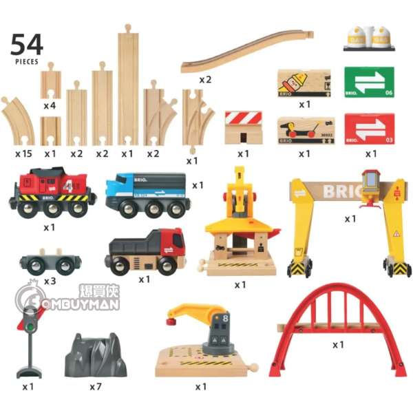 Buy Brio 33097 Cargo Railway Deluxe Set - BOMBUYMAN