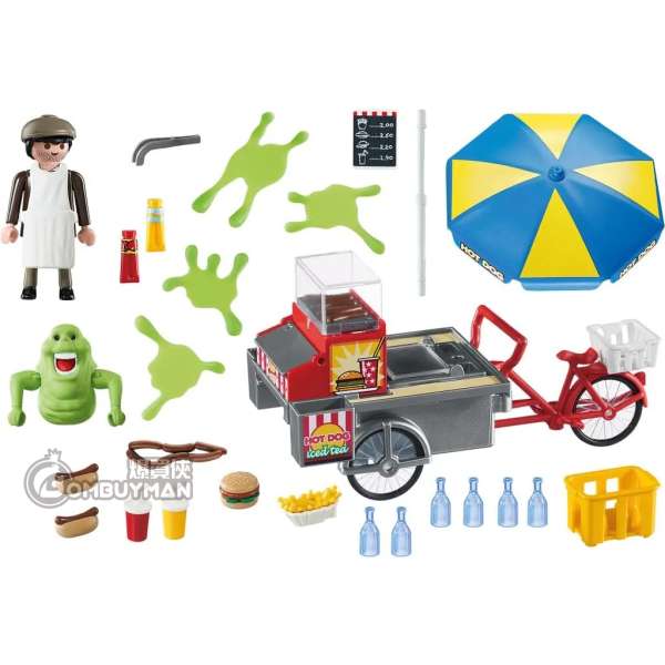 Buy Playmobil 9222 Slimer with Hot Dog Stand Ghostbusters BOMBUYMAN
