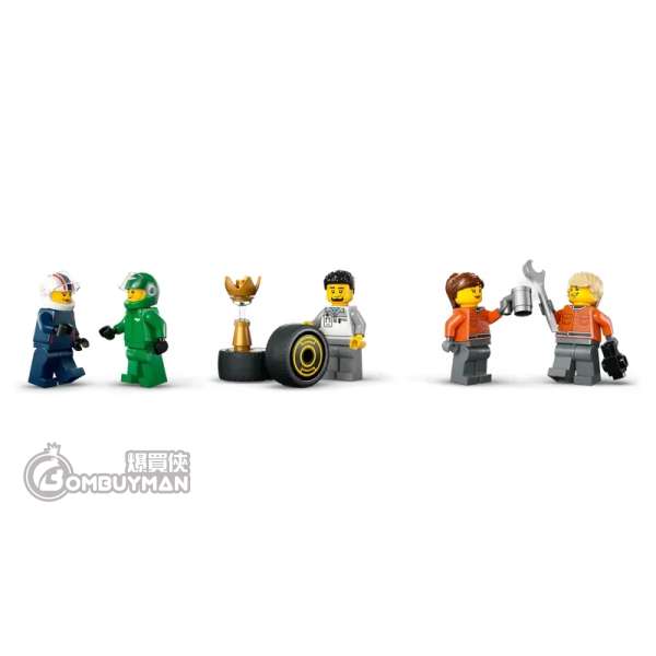 爆買】LEGO 60445 F1® Truck with RB20 & AMR24 F1® Cars F1® 貨車和