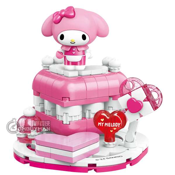 Buy Qman Keeppley MM-K20860 My Melody 草莓慕絲造型積木Strawberry