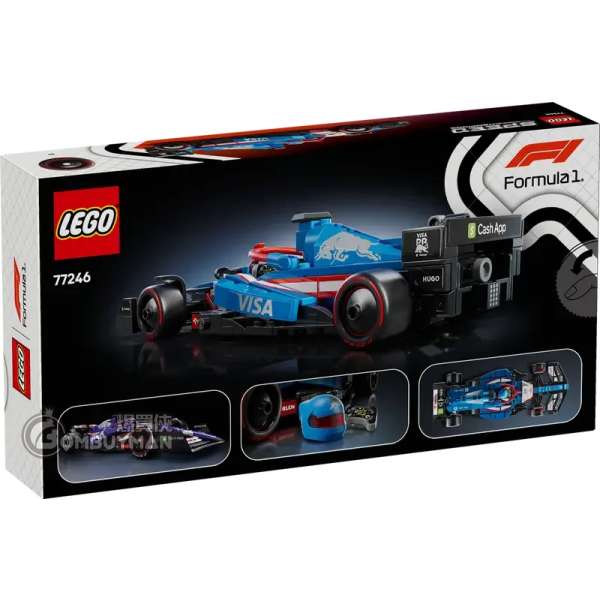 爆買】LEGO 77246 Visa Cash App RB VCARB 01 F1® Race Car (Speed